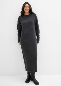 Midi-Strickkleid, grau, Gr&ouml;&szlig;e 36/38 (S), bonprix