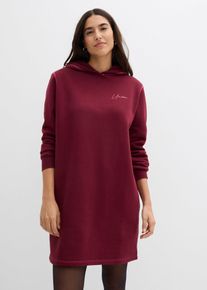 Sweatkleid aus Baumwoll-Mix, rot, Größe 48/50 (XL), mit Baumwolle, bonprix