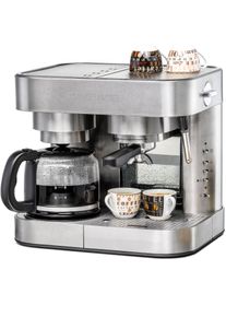 Rommelsbacher Espressomachine , koffiezetapparaat EKS 3010, 1,25 l espressomachines zilver(kleur)