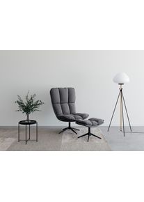 Guido Maria Kretschmer Home & Living Guido Maria Kretschmer Home&Living Draaibare fauteuil Seet, gestoffeerde fauteuil met voetenbank, 360° draaibaar, fauteuil incl. poef/voetenbank (2