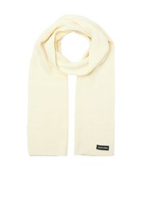 Jack & Jones Jack & Jones Gebreide sjaal JACDNA KNIT SCARF NOOS heren sjaals wit