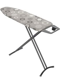 Wenko Strijkplank Model Classic Black in hoogte verstelbare strijkplank, ruimtebesparend opklapbaar strijkplanken zwart