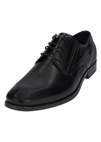 Bugatti Veterschoenen met schokabsorber, casual schoen, lage schoen, veterschoen heren veterschoenen maat 45 zwart