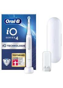 Oral-B Oral B Elektrische tandenborstel IO 4 met magnet technologie, 4 reinigingsstanden, reisetui mondverzorging wit