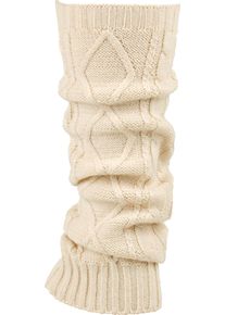 Capelli New York Beenwarmers met betoverend vlechtpatroon dames beenwarmers wit