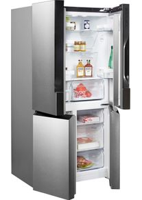 Siemens MultiDoor KF96NVPEA nofrost, hyperfresh lades, led-licht, superkoelen, supervriezen amerikaanse koelkasten zilver(kleur)