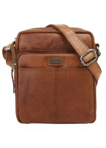 SPIKES & SPARROW Spikes & Sparrow Schoudertas echt leder unisex tassen maat Onesize bruin