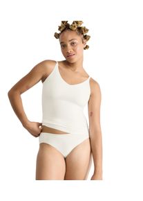 Sloggi Hemd ZERO Feel 2.0 smalle bandjes, v-hals, zacht, zonder beugel dames bodyshaping maat XS beige