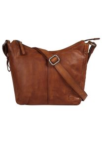 SPIKES & SPARROW Spikes & Sparrow Schoudertas echt leder dames tassen maat Onesize bruin