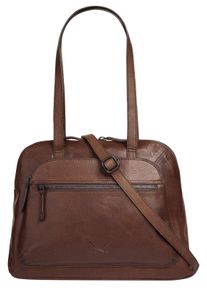 Sansibar Shopper echt leder dames shoppers maat Onesize bruin