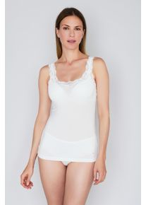 JOOP! Hemd Pure met detailversierde bandtop dames onderhemden maat 36 wit