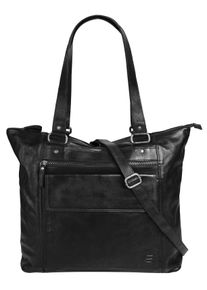 SPIKES & SPARROW Spikes & Sparrow Shopper echt leder dames shoppers maat Onesize zwart