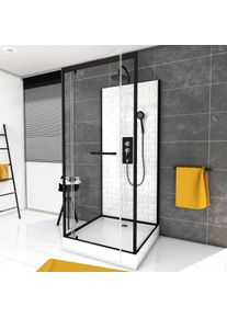 MARWELL Complete douche White Stone inclusief kranen douchecabines wit