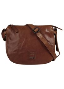 SPIKES & SPARROW Spikes & Sparrow Schoudertas echt leder dames tassen maat Onesize bruin