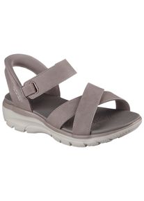 Skechers Sandalen EASY GOING-SOMEWHERE SUNNY , instapschoen, plateausandaal met slip-ins functie dames sportieve sandalen maat 39 grijs