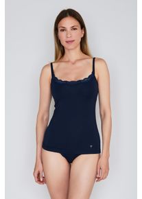 JOOP! Hemd Pure met fijne kantversiering dames onderhemden maat 34 blauw