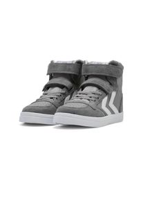 Hummel Sneakers SLIMMER STADIL LEATHER HIGH JR kinderen sneakers laag maat 34 grijs