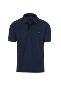 TRIGEMA Poloshirt TRIGEMA Poloshirt (1-delig) jongens t-shirts maat 104 blauw