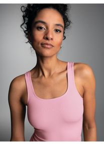 TRIGEMA Hemd TRIGEMA Shirt met bandjes (1 stuk) dames tops met korte mouw maat L paars