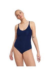 Sloggi Hemd ZERO Feel 2.0 smalle bandjes, v-hals, zacht, zonder beugel dames bodyshaping maat L blauw
