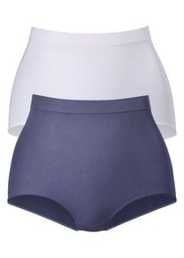 Petite Fleur Shapingslip SEAMLESS in een (2 stuks) dames slips maat S (36/38) blauw