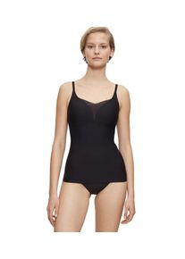 Triumph Bh-hemd Shape Smart Bra-Shirt gladmakend, zonder beugel, diepe v-hals met mesh-details dames minimizer bh's maat 2 zwart