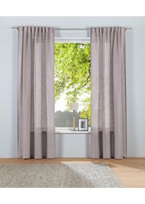 LeGer Home by Lena Gercke Gordijn Marusha 1 gordijn, linnen-look, geweven, verschillende maten(1 stuk) kant & klaar gordijnen maat 3 grijs