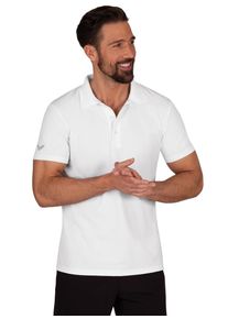 TRIGEMA Poloshirt TRIGEMA poloshirt van polyester met knoopsluiting (1-delig) heren t-shirts maat XL wit