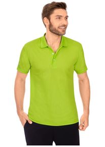 TRIGEMA Poloshirt TRIGEMA Poloshirt (1-delig) heren t-shirts maat L geel