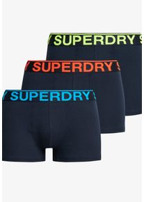 Superdry Boxershort TRUNK TRIPLE PACK (set, 3 stuks) heren boxershorts maat M blauw