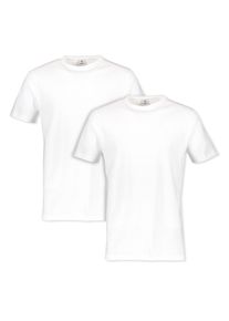 Lerros T-shirt in klassieke look (set, 2-delig) heren t-shirts maat XXXL wit