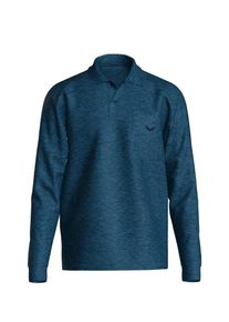 TRIGEMA Poloshirt TRIGEMA Poloshirt (1-delig) heren t-shirts maat L blauw