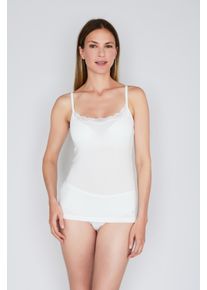 JOOP! Hemd Pure met fijne kantversiering dames onderhemden maat 36 wit