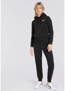 Puma Trainingspak Hooded Sweat Suit FL cl (2-delig) dames fitness maat L zwart
