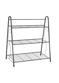 Kondela Regál, 3-policový, tmavosivá, VERUMA