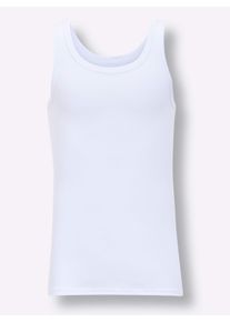 Herren Unterhemd in weiß ,Größe 10, Witt, 100% Baumwolle