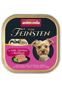 Lot animonda vom Feinsten Adult Mini 64 x 100 g.- veau, jambon, basilic