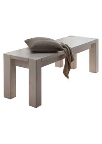 Bank "Mascella" | zonder rugleuning | 140 cm | loog/geolied | loog/geolied | allnatura