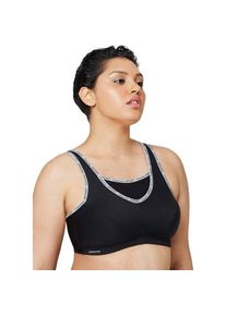 Glamorise, Sport-BH, ladies sports bra 1066 black set 34DD (34 DD), Schwarz