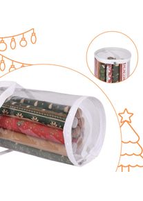 Relaxdays, Geschenkverpackung, 2x Geschenkpapier-Aufbewahrung (Geschenkpapier, 2 x)