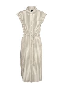 Véro Moda VERO MODA Košeľové šaty 'VMMYMILO' Ženy sivobéžová / čierna 40