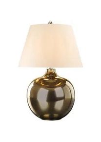 Elstead Lighting Tischleuchte , Beige, Bronzefarben , Textil, Keramik , 71 cm , RoHS, Ce , getrennt schaltbar , Lampen & Leuchten, Leuchtenserien