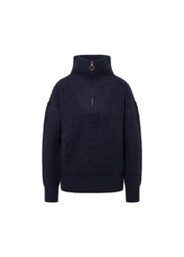 Tchibo - Laza k&ouml;t&eacute;sű &aacute;ll&oacute;nyak&uacute; pul&oacute;ver - nő - m&eacute;ret L 44/46 - k&eacute;k