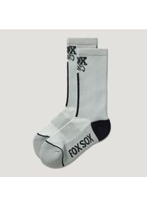 Fox, Sportsocken, Foxsox Logo Coolmax Socken, white, L/XL (L/XL), Weiss