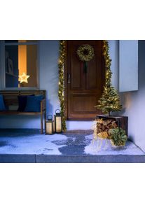 Tchibo - LED-Dekolaterne - 16x16x41,5cm - schwarz - Metall / Acryl / Kunststoff