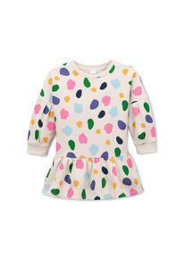 Tchibo - Sweatkleid aus Bio-Baumwolle - Mädchen - Gr. 122/128 - weiß/print