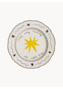 Bitossi Home Håndlavet morgenmadstallerken Star i porcelæn Farverig Porcelæn Ø 17 cm