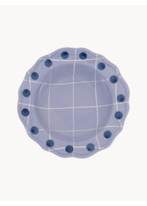 Bitossi Home Prato de sopa pintado à mão Amalfi Rosa choque, Azul Grés Ø 23 cm