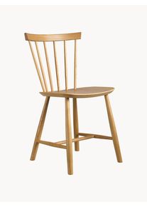 FDB Møbler FDB Møbler Ręcznie wykonane krzesło z drewna bukowego J46 Brązowy Drewno S 50 x G 45 cm