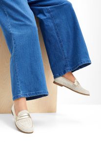 bonprix Półbuty wsuwane loafer, beżowy, 41